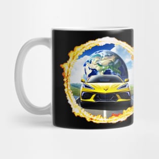 C8 Corvette Ring of Fire Eclipse Super Car Racecar Sports Car Eclipse Mug